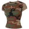 MFH US Women's T-Shirt Woodland -Brandit || Mil-Tec || Condor Sales 00933 Woodland 01