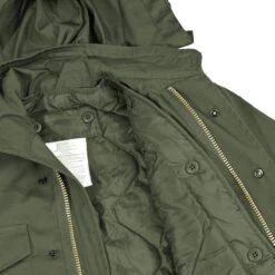 MFH US M65 Field Jacket With Quilted Lining OD Green -Brandit || Mil-Tec || Condor Sales 03072B MFH US M65 Field Jacket with Quilted Lining OD Green 003