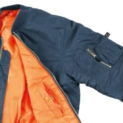 MFH US MA1 Flight Jacket Blue -Brandit || Mil-Tec || Condor Sales 03552G MFH US MA1 Flight Jacket Blue 03