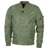 MFH US Airforce MA1 Jacket OD Green -Brandit || Mil-Tec || Condor Sales 03556B MFH US Airforce MA1 Jacket OD Green 01