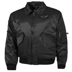 MFH US CWU Flight Jacket Heavy Version Black -Brandit || Mil-Tec || Condor Sales 03742A MFH US CWU Flight Jacket 00001
