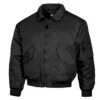 MFH US CWU Flight Jacket Black -Brandit || Mil-Tec || Condor Sales 03752A MFHUSCWUFlightJacketBlack01
