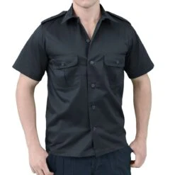 Surplus US Shirt Short Sleeve Navy -Brandit || Mil-Tec || Condor Sales 06 3582 10 surplus us shirt short sleeve navy 22 1