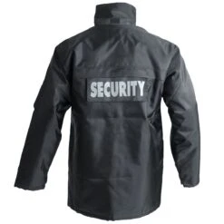 MFH Parka Security Black -Brandit || Mil-Tec || Condor Sales 06903A MFH PARKA SECURITY BLACK 02