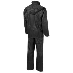 MFH 2-Piece Rain Suit Black -Brandit || Mil-Tec || Condor Sales 08301AMFH2 PieceRainSuitBlack 02