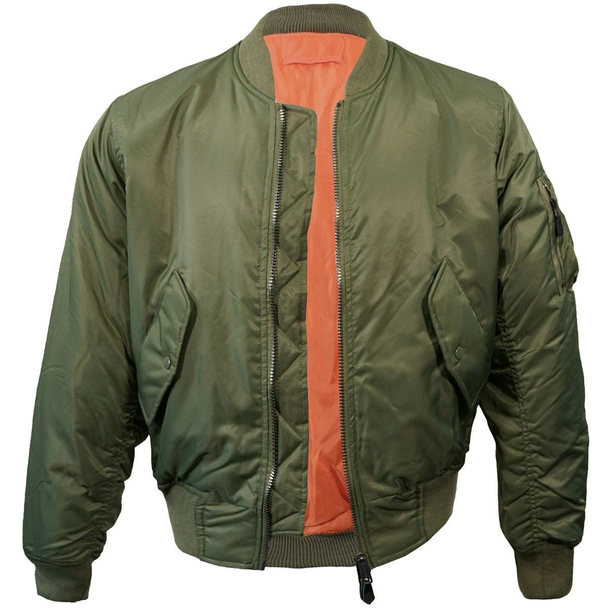 Mil-Tec MA-1 Flight Jacket Olive 3 Mil-Tec MA-1 Flight Jacket Olive