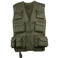 Mil-Tec Fishing Vest Olive 5 Mil-Tec Fishing Vest Olive -Brandit || Mil-Tec || Condor Sales 10701001 Mil TecFishingVestOlive 10701001 02