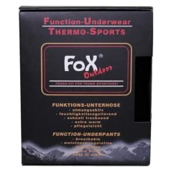 Fox Outdoor Thermo-Functional Underpants Black -Brandit || Mil-Tec || Condor Sales 11502A MFH Thermo FunctionalUnderpantsBlack 02