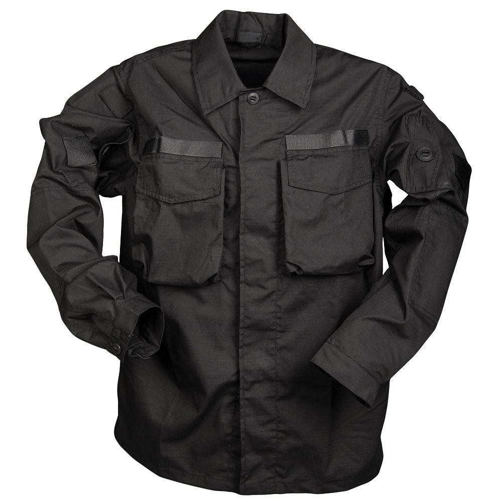 Mil-Tec BW Commando Smock Shirt Black 3 Mil-Tec BW Commando Smock Shirt Black