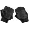 MFH Protective Fingerless Gloves Black -Brandit || Mil-Tec || Condor Sales 15533A mfh fingerless knuckles protection gloves black 01