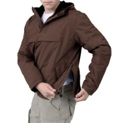 Surplus Windbreaker Jacket Brown -Brandit || Mil-Tec || Condor Sales 20 7001 05 surplus windbreaker jacket brown 44