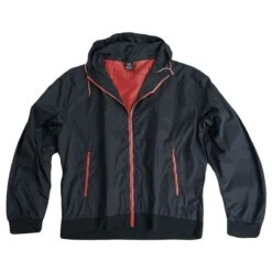 Brandit Stream Jacket Black/Red