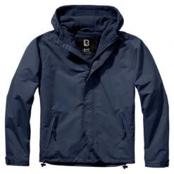 Brandit Windbreaker Front Zip Navy