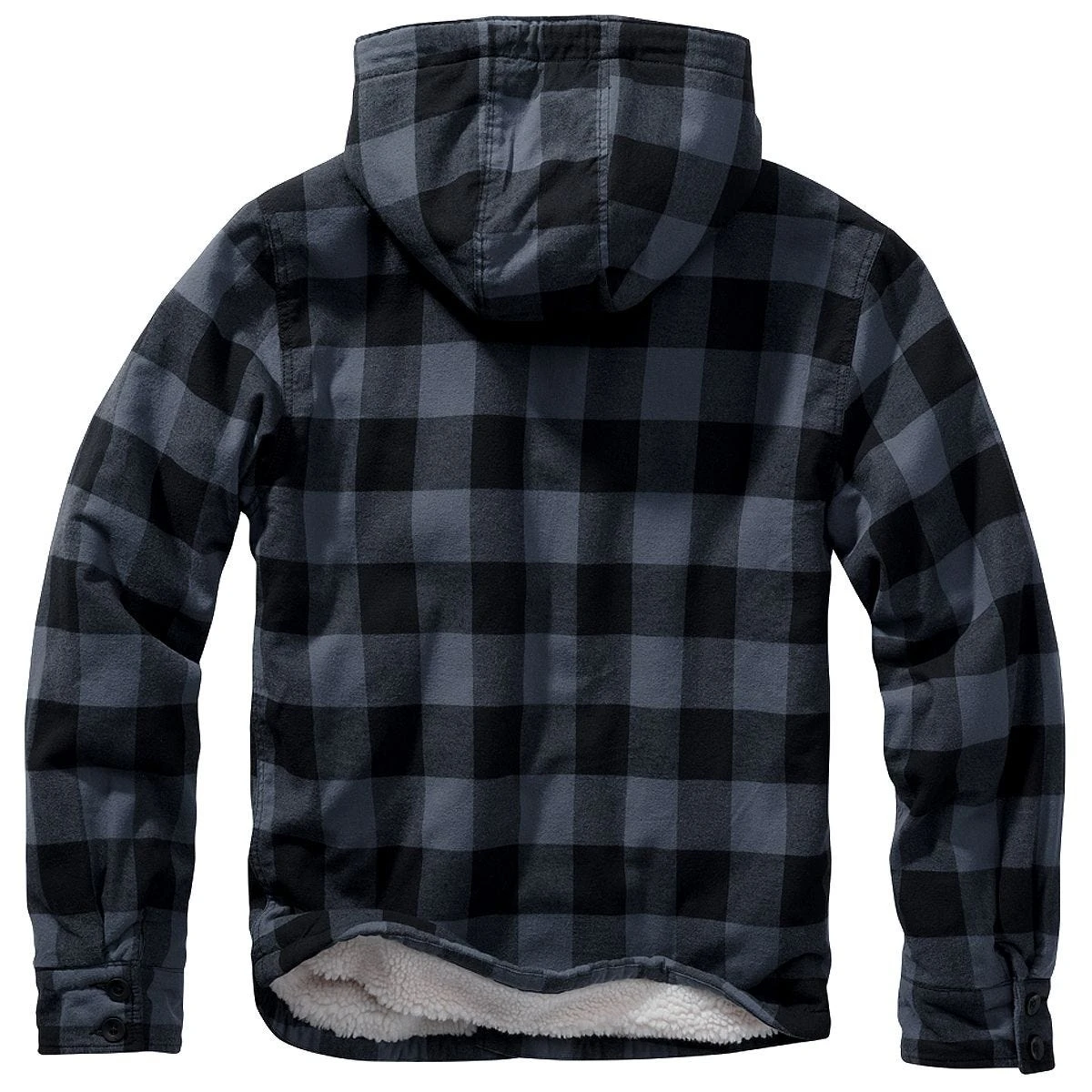 Brandit Lumber Hooded Jacket Black/Grey 4 Brandit Lumber Hooded Jacket Black/Grey - Image 2