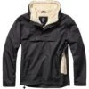 Brandit Windbreaker Sherpa Jacket Black -Brandit || Mil-Tec || Condor Sales 3173 2 Brandit Windbreaker Sherpa Jacket Black 1 2