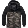 Brandit Jackson Teddyfleece Jacket Black / Dark Camo 1 Brandit Jackson Teddyfleece Jacket Black / Dark Camo -Brandit || Mil-Tec || Condor Sales 3174 227 Brandit Jackson Teddyfleece Jacket Black Dark Camo 2 4