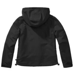 Brandit Ladies Windbreaker Front Zip Black -Brandit || Mil-Tec || Condor Sales 33113 2 Brandit Ladies Windbreaker Front Zip Black 02