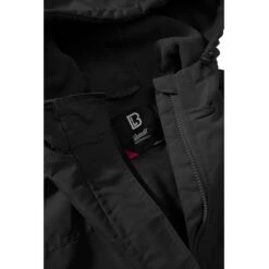 Brandit Ladies Windbreaker Front Zip Black -Brandit || Mil-Tec || Condor Sales 33113 2 Brandit Ladies Windbreaker Front Zip Black 04