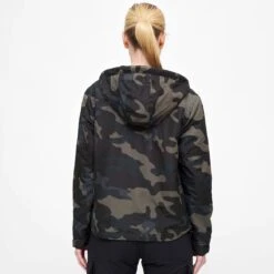 Brandit Ladies Windbreaker Front Zip Dark Camo -Brandit || Mil-Tec || Condor Sales 33113 4BranditLadiesWindbreakerFrontZipDarkCamo 006