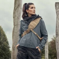 Brandit Ladies Windbreaker Front Zip Anthracite -Brandit || Mil-Tec || Condor Sales 33113 5 BranditLadiesWindbreakerFrontZipAnthracite 006