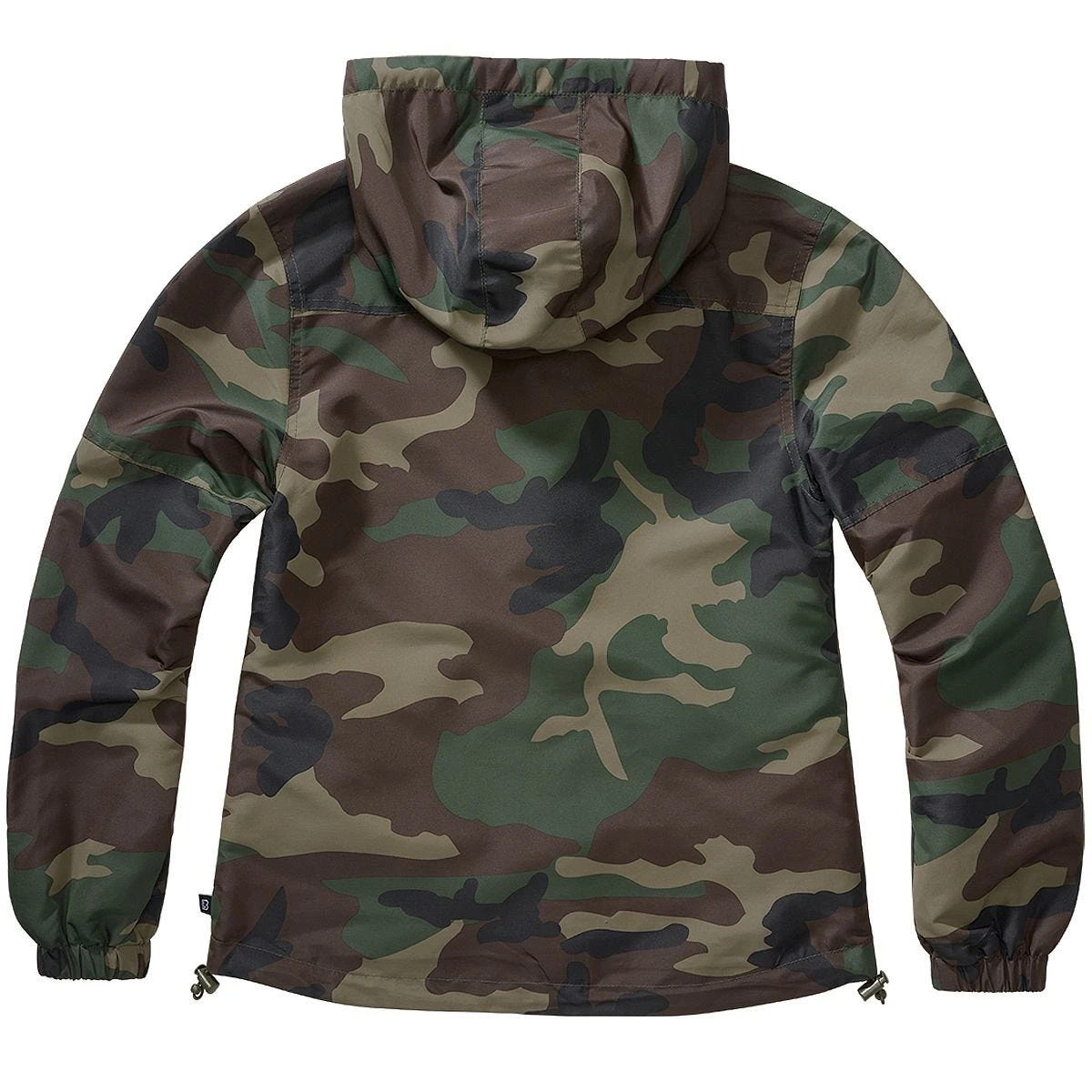 Brandit Ladies Summer Windbreaker Frontzip Woodland 4 Brandit Ladies Summer Windbreaker Frontzip Woodland - Image 2