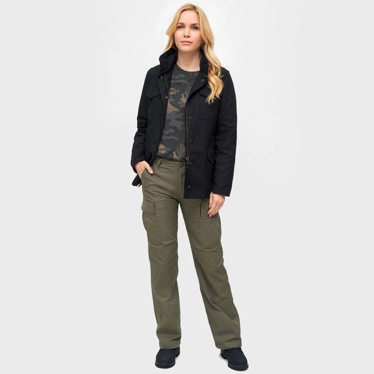 Brandit Ladies M65 Standard Jacket Black 7 Brandit Ladies M65 Standard Jacket Black - Image 5