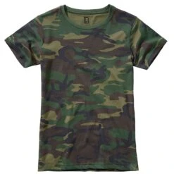 Brandit Ladies T-Shirt Woodland 6 Brandit Ladies T-Shirt Woodland -Brandit || Mil-Tec || Condor Sales 44004 10 Brandit Ladies T Shirt Woodland 02