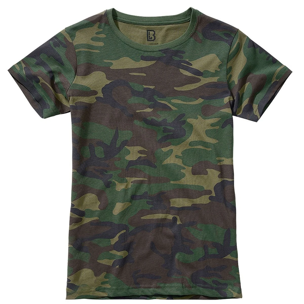 Brandit Ladies T-Shirt Woodland 4 Brandit Ladies T-Shirt Woodland - Image 2