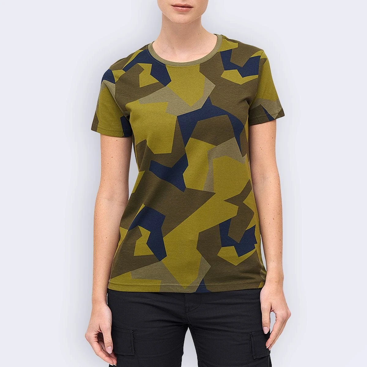 Brandit Ladies T-Shirt Swedish M90 Camo 3 Brandit Ladies T-Shirt Swedish M90 Camo