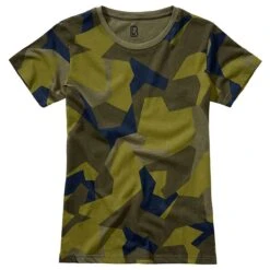 Brandit Ladies T-Shirt Swedish M90 Camo 6 Brandit Ladies T-Shirt Swedish M90 Camo -Brandit || Mil-Tec || Condor Sales 44004 125 Brandit Ladies T Shirt Sweedish Camo 02 1