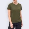 Brandit Ladies T-Shirt Olive -Brandit || Mil-Tec || Condor Sales 44004 1 Brandit Ladies T Shirt Olive 01 1