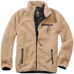 Brandit Teddyfleece Jacket Camel 7 Brandit Teddyfleece Jacket Camel -Brandit || Mil-Tec || Condor Sales 5021 10 BRANDIT TEDDYFLEECE JACKET CAMEL 004 6