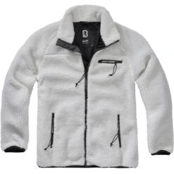 Brandit Teddyfleece Jacket White 8 Brandit Teddyfleece Jacket White -Brandit || Mil-Tec || Condor Sales 5021 7 BRANDIT TEDDYFLEECE JACKET WHITE 004 6