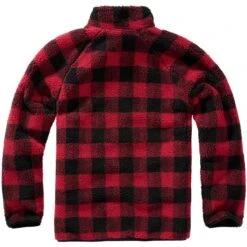 Brandit Teddyfleece Troyer Red/Black -Brandit || Mil-Tec || Condor Sales 5022 41 BRANDIT TEDDYFLEECE TROYER RED BLACK 006 3