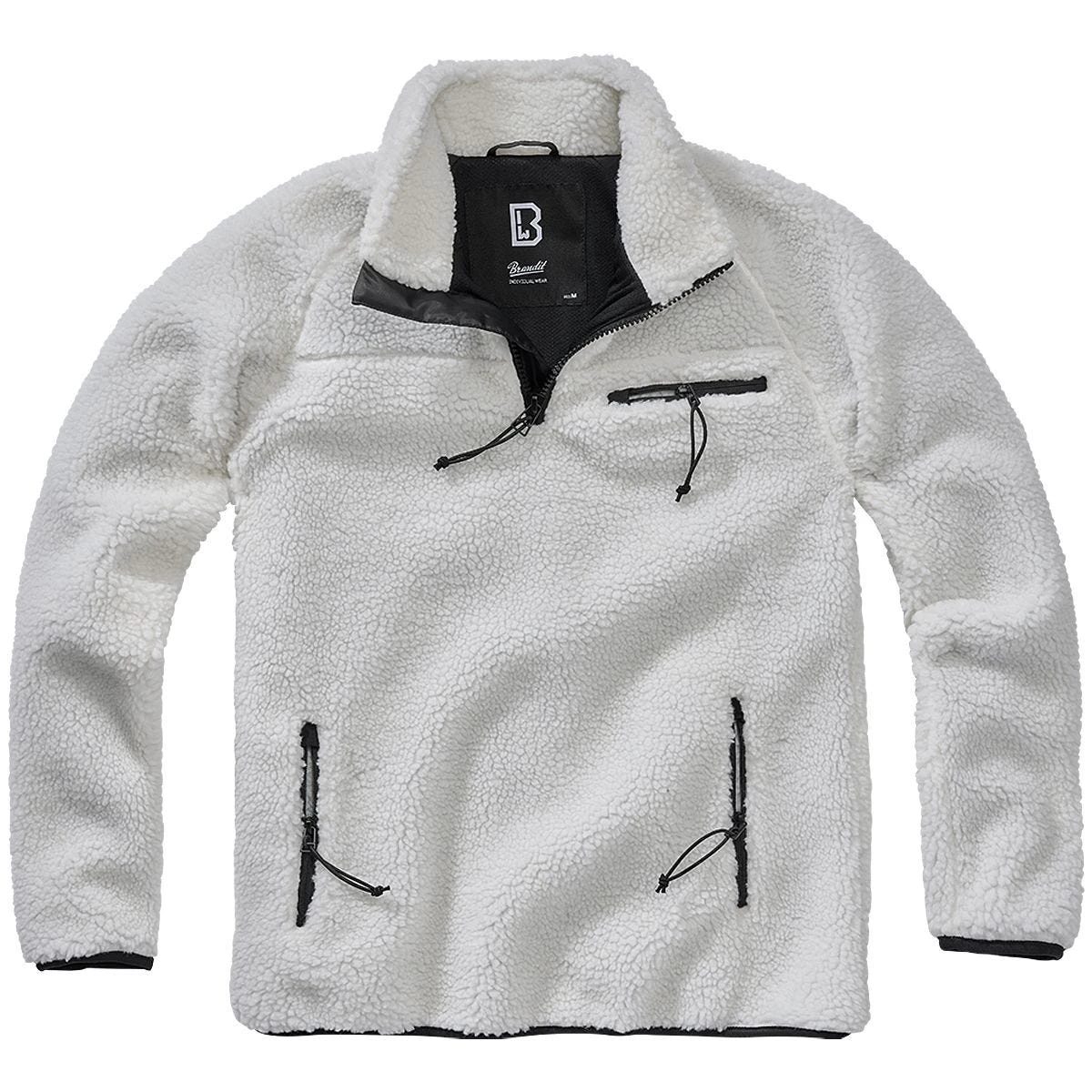 Brandit Teddyfleece Troyer White 5 Brandit Teddyfleece Troyer White - Image 3