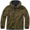 Brandit Teddyfleece Worker Pullover Olive -Brandit || Mil-Tec || Condor Sales 5023 1 BRANDIT TEDDYFLEECE OLIVE 001 2