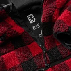 Brandit Teddyfleece Worker Pullover Red/Black 13 Brandit Teddyfleece Worker Pullover Red/Black -Brandit || Mil-Tec || Condor Sales 5023 41 BRANDIT TEDDYFLEECE RED BLACK 004 6