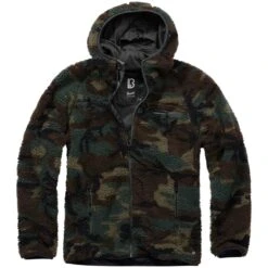 Brandit Teddyfleece Worker Jacket Woodland 9 Brandit Teddyfleece Worker Jacket Woodland -Brandit || Mil-Tec || Condor Sales 5024 10 BRANDIT TEDDYFLEECE WOODLAND 005 1