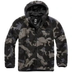Brandit Teddyfleece Worker Jacket Dark Camo -Brandit || Mil-Tec || Condor Sales 5024 4 BRANDIT TEDDYFLEECE DARKCAMO 003 2