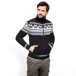 Brandit Cardigan Norweger Black -Brandit || Mil-Tec || Condor Sales 5030 2 Brandit Cardigan Norweger Black 3 2