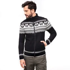 Brandit Cardigan Norweger Black -Brandit || Mil-Tec || Condor Sales 5030 2 Brandit Cardigan Norweger Black 4 2