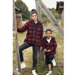 Brandit Ladies Teddyfleece Jacket Red / Black -Brandit || Mil-Tec || Condor Sales 55005 41 Brandit Ladies Teddyfleece Jacket Red Black 05