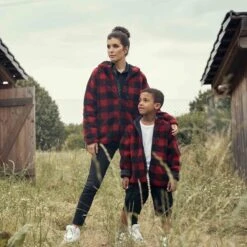 Brandit Ladies Teddyfleece Jacket Red / Black -Brandit || Mil-Tec || Condor Sales 55005 41 Brandit Ladies Teddyfleece Jacket Red Black 06