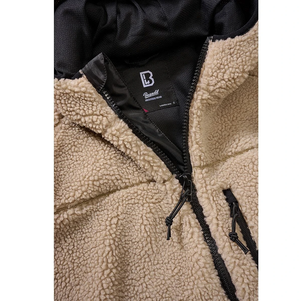 Brandit Ladies Teddyfleece Jacket Camel 6 Brandit Ladies Teddyfleece Jacket Camel - Image 4