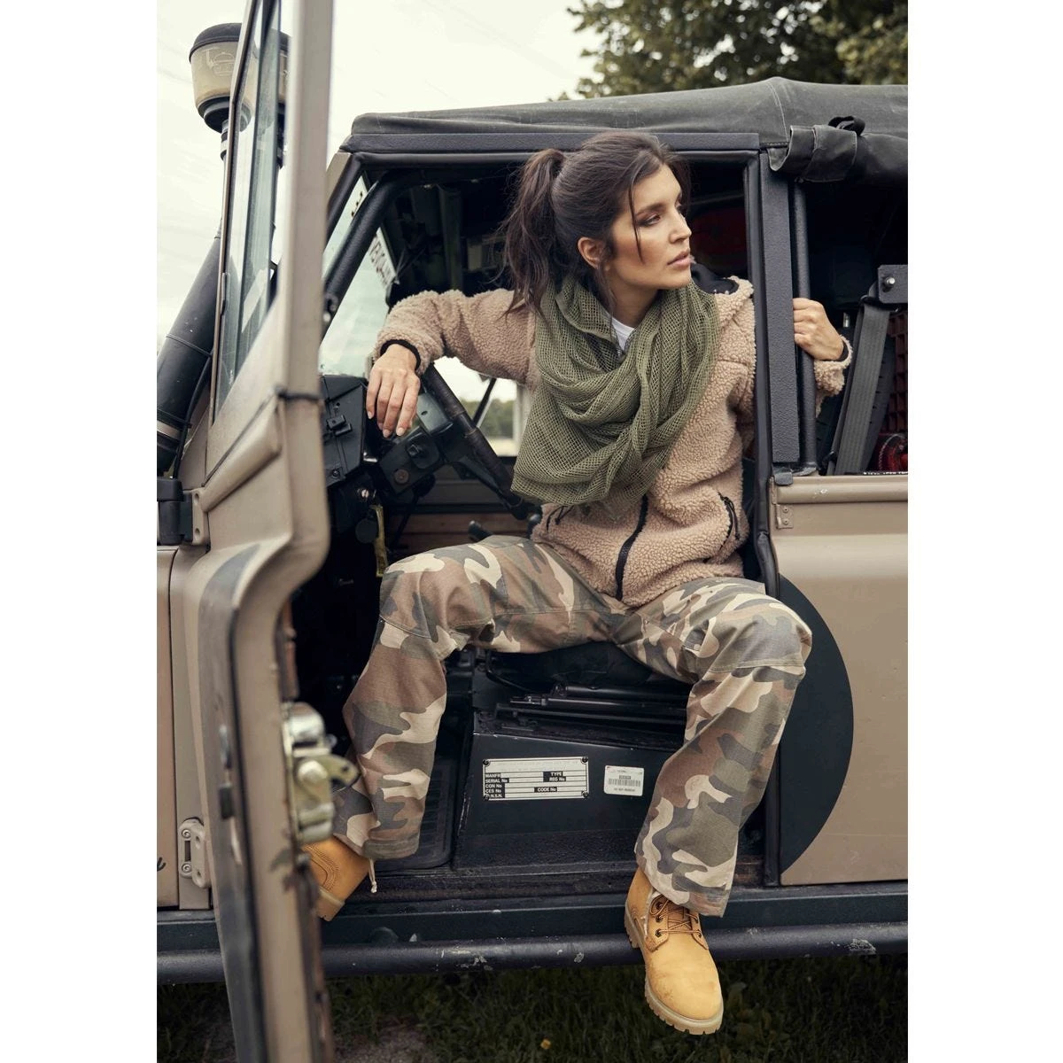 Brandit Ladies Teddyfleece Jacket Camel 9 Brandit Ladies Teddyfleece Jacket Camel - Image 7