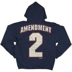 7.62 Design 2nd Amendment Freedom Hoodie Navy Heather -Brandit || Mil-Tec || Condor Sales 7.62Design2ndAmendmentFreedomHoodieNavyHeather 2