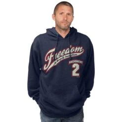 7.62 Design 2nd Amendment Freedom Hoodie Navy Heather -Brandit || Mil-Tec || Condor Sales 7.62Design2ndAmendmentFreedomHoodieNavyHeather 3