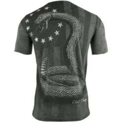7.62 Design Liberty Or Death T-Shirt Charcoal -Brandit || Mil-Tec || Condor Sales 762 design liberty or death T Shirt Black NEW 2