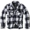 Brandit Lumber Jacket White / Black -Brandit || Mil-Tec || Condor Sales 9478 46 Brandit Lumber Jacket White Black 1 4