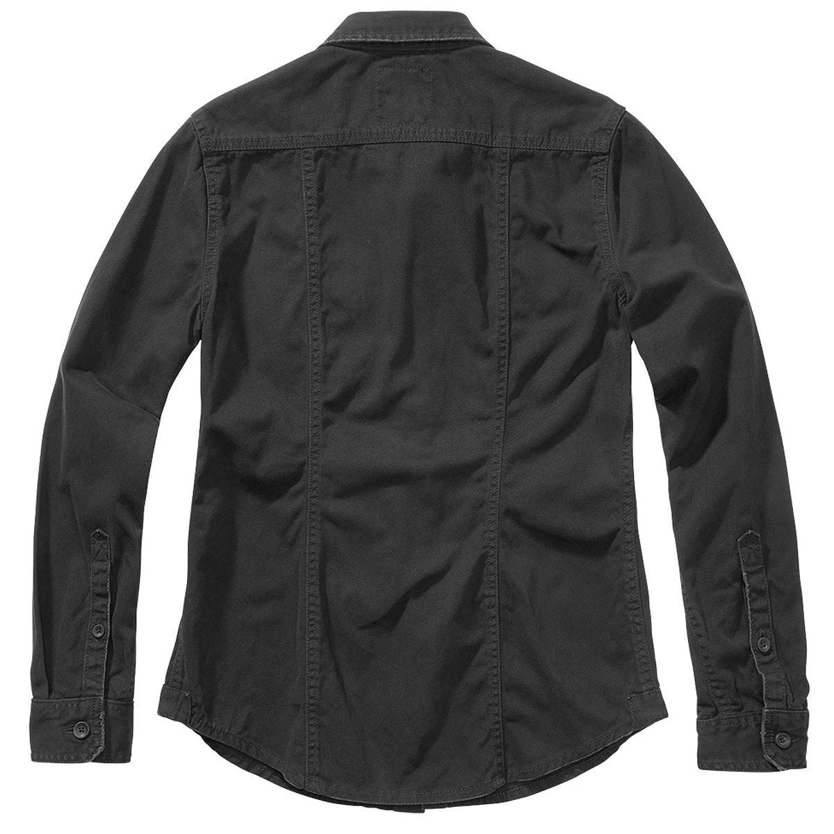 Brandit Ladies Vintage Shirt Longsleeve Black - Image 4